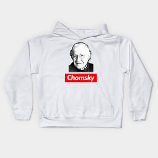 Noam Chomsky Retro 90s Tribute Styled Design Kids Hoodie